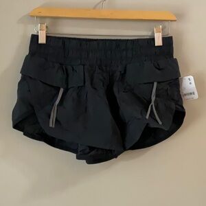 Free People Movement black short shorts with liner